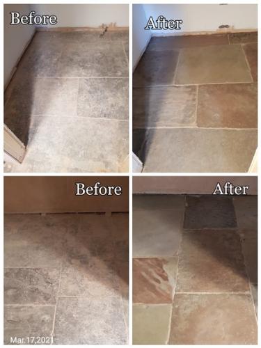 flagstone cleaning
